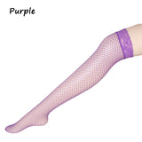 Long Fishnet Socks Women Lace Stay Up Hold Ups Stocking – Image 2 of 4