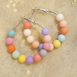 Hoop Classy Multi Balls Earring - Bubble Wrapped – View 9 – Accessories | Hanaya Pakistan