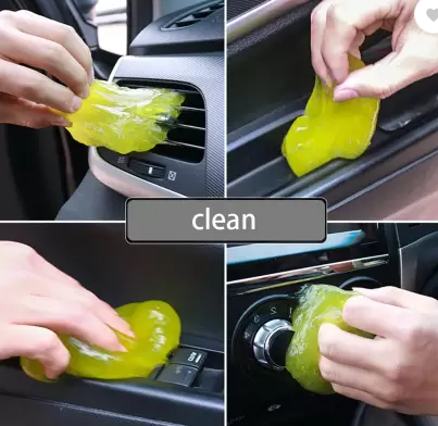 Car cleaning 60GRAMS SMALL gel auto detailing interior clean Universal Cleaning Slime Gel Reusable Dust Cleaner for Keyboa...