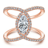 Trendy Big Crystal Stone Ring For Women – Image 2 of 3