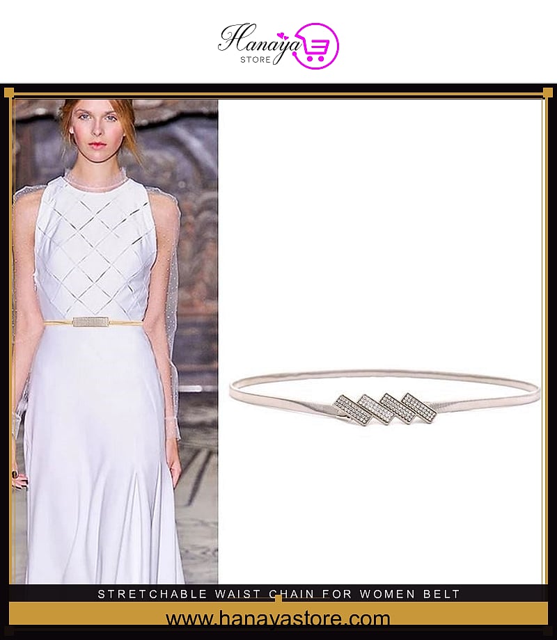 Stretchable waist chain for women belt for girls kamar band belt for girls slim belt for women