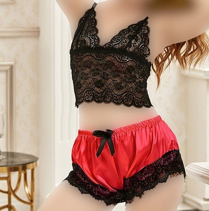 Premium Quality Nightdress Pajama Pajamas Set Stretch Body Con Mini Dress Sleepwear Lingerie Nightgown – Image 2 of 6