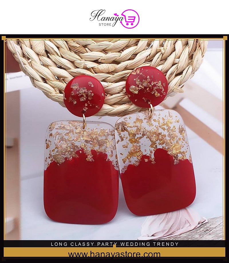 Long Classy Party Wedding Trendy Earrings for Women – Earrings Online in Pakistan | Hanaya