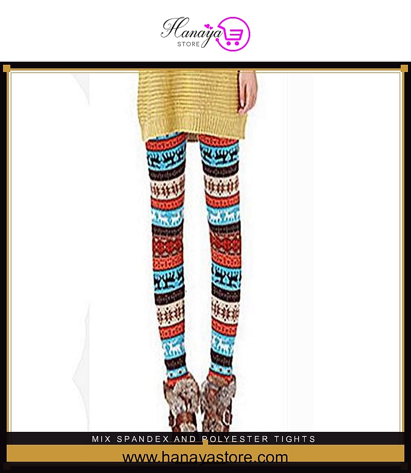 Mix Spandex And Polyester Tights – Accessories Online in Pakistan | Hanaya