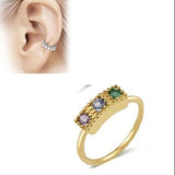 1 Piece ROOK Cartilage HELIX 8MM TRAGUS Long ORBITAL SNUG DAITH LOBE Helix 0.8MM Stud Crystal Daith Tragus Piercing Steel ...