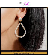 Classy Pearl Antique Elegant Stylish Earrings for Party – Earrings Online in Pakistan | Hanaya