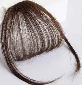 Hair Bangs Clip in Hair Extensions Clip On Bangs Wispy Bangs Fringe with Temples Hairpieces For Women – View 4 – Accessori...