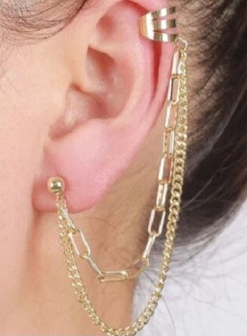 Pair of High Quality Korean Style Ear Cuff Style Elegant Stylish Earring Sleek Modern Design – Earrings Online in Pakistan...