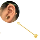 Industrial Cartilage Steel 38mm Ear Plug 14G (1.6mm) Piercing Ear Jewelry