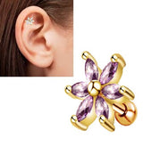 1 PIECE Piercing 16G (1.2mm) Elegant Body Jewelry Elegant – View 5 – Earrings | Hanaya Pakistan