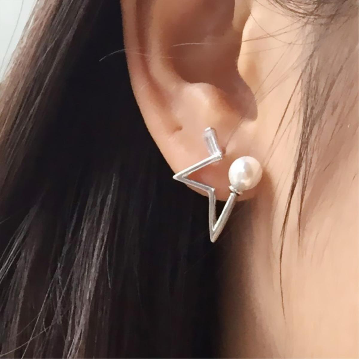 Trendy Star Female Statement Earrings – Earrings Online in Pakistan | Hanaya