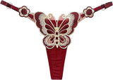 Red seamless butterfly pattern panty