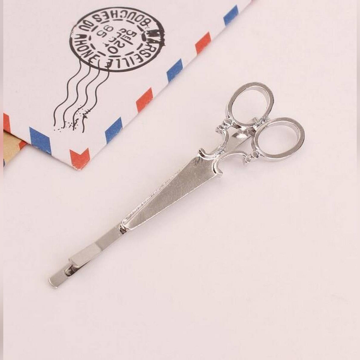 2 Pieces Shiny Metal Hair Scissor Clips Hairpin Headband Hair Accessories – Accessories Online in Pakistan | Hanaya