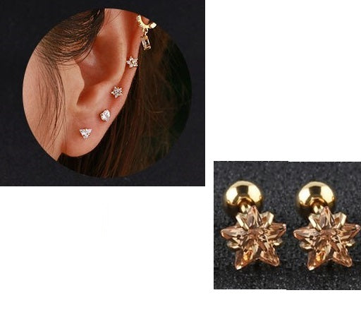 Trendy Classy Tassel Style Crystal Drop Earring – Image 2 of 2