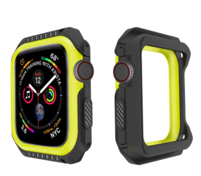Silicone Hard Armor Case Compatible for APPLE iWatch 44mm Series 4 5 – Close Up – Accessories | Hanaya Pakistan