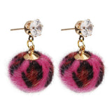 Pom pom earrings worn lifestyle – winter fashion earrings Pakistan – Hanaya Store