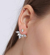 Front Back Earrings Stylish Hanging Drop & Huggie Designs – Image 4 of 6
