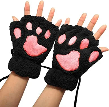 Fashionable Fishnet Mittens for Women Trendy Dress Up Gloves Driving Mittens – Image 2 of 3