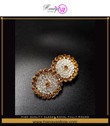 High Quality Classy Royal Fully Round Crystal Trendy Earrings – Earrings Online in Pakistan | Hanaya