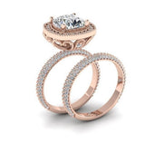 Trendy High Class 2 Pieces Gem CZ Ring For Women