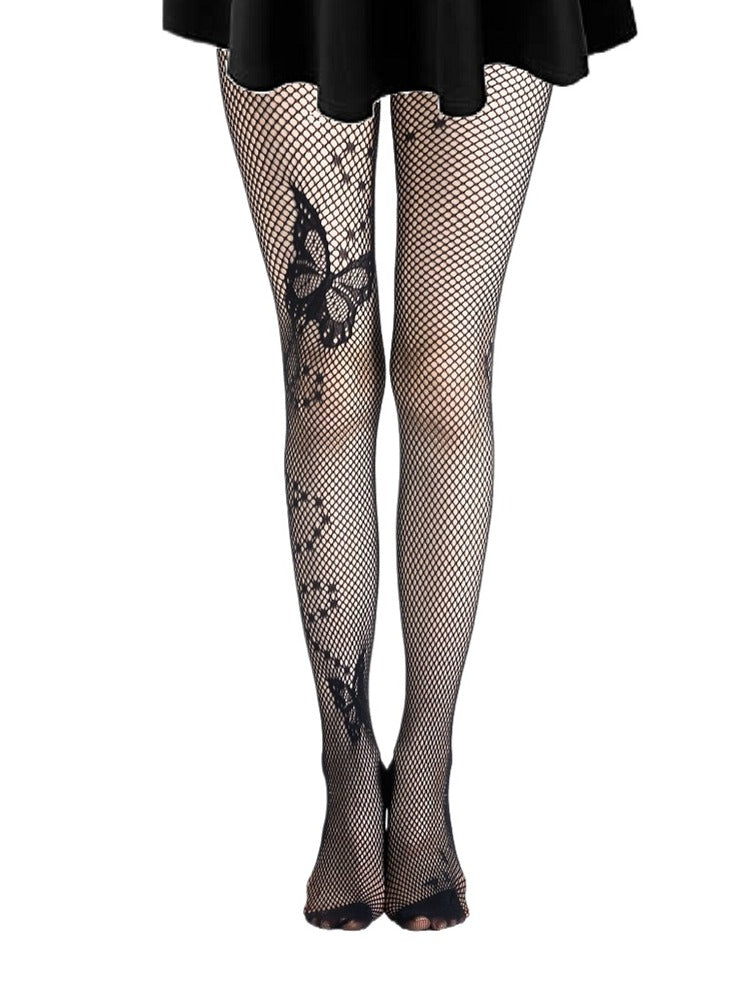Women Lace Full Socks Long Tights Legging Stockings