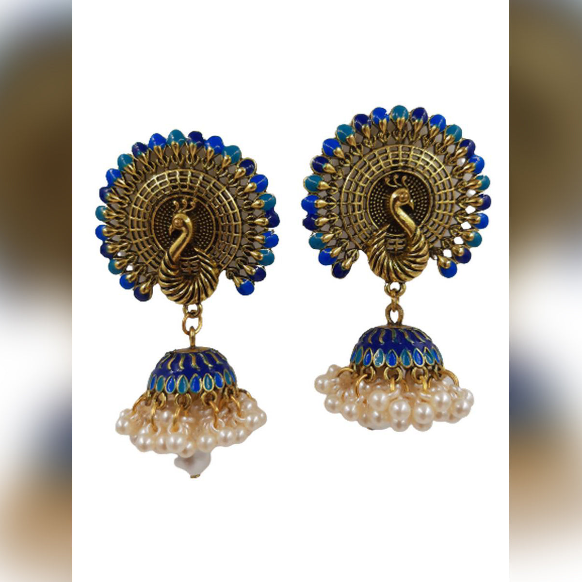 Trendy Classy Elegant Tassel Jhumka Stylish Earrings – Close Up – Earrings | Hanaya Pakistan
