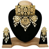 Original Kundan Handmade Bridal Party Wedding Engagement Jewelry Set For Women – Image 2 of 2
