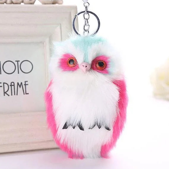 Beautiful Pom Pom Trendy Ladies Bag Fluffy Pom Pom Key-ring – Close Up – Accessories | Hanaya Pakistan