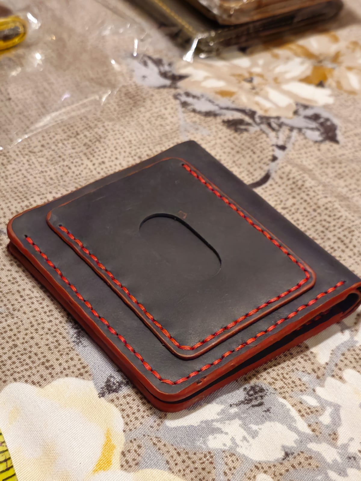 Genuine Leather Wallet for Men | Crazy Horse Pull-Up Cowhide Bifold Wallet with Card Slots & Cash Compartment