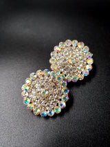 High Quality Classy Royal Fully Round Crystal Trendy Earring – Image 3 of 3