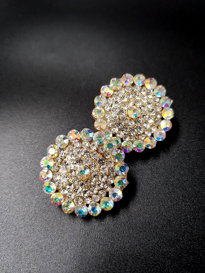 High Quality Classy Royal Fully Round Crystal Trendy Earring