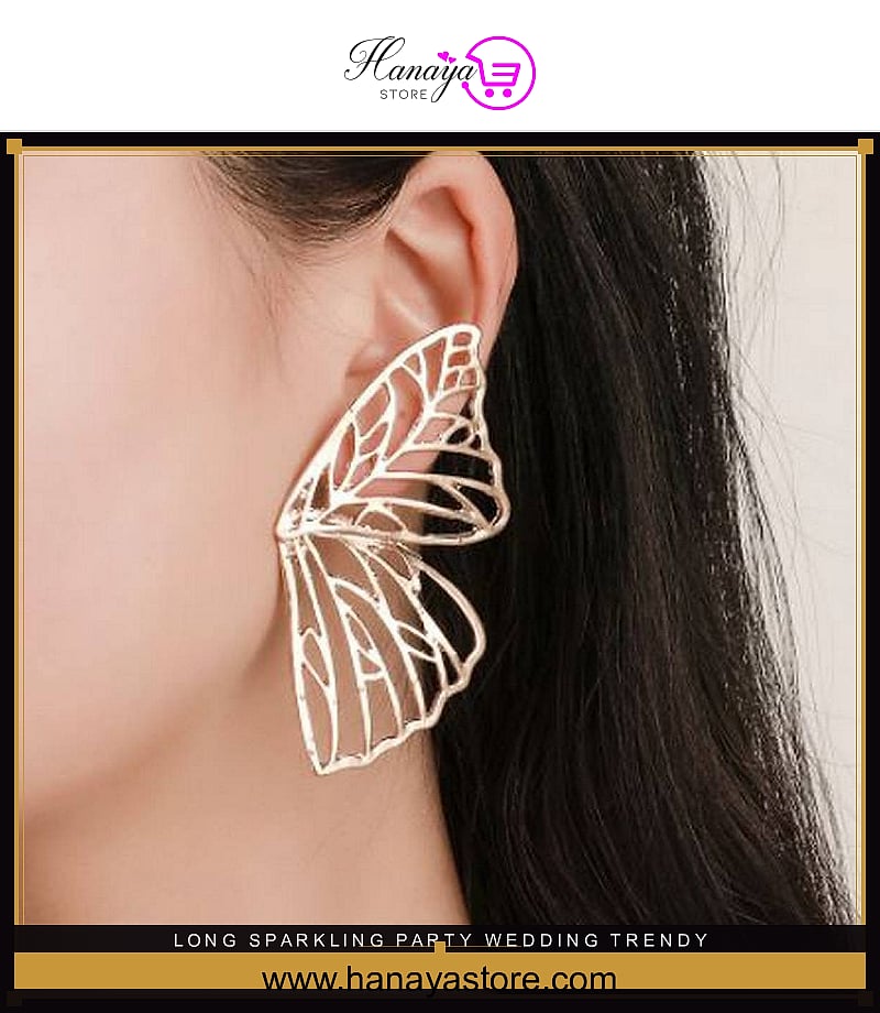 Long Sparkling Party Wedding Trendy Earrings – Earrings Online in Pakistan | Hanaya