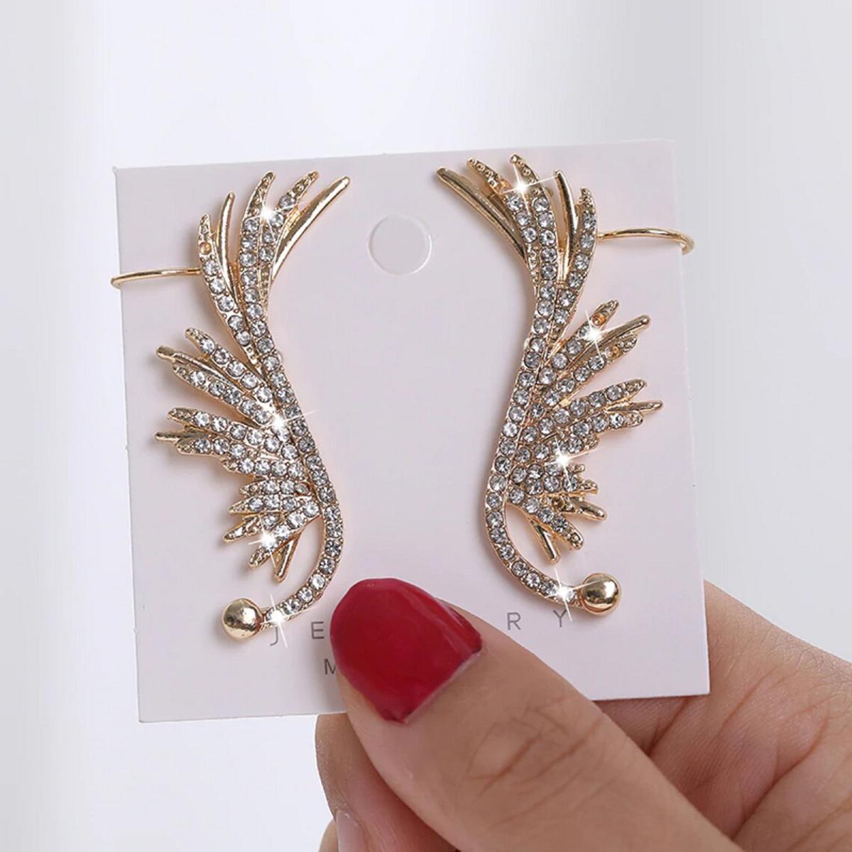 Pair Of Korean Tassel Ear Cuff Style & Elegant Stylish Earring – Earrings Online in Pakistan | Hanaya