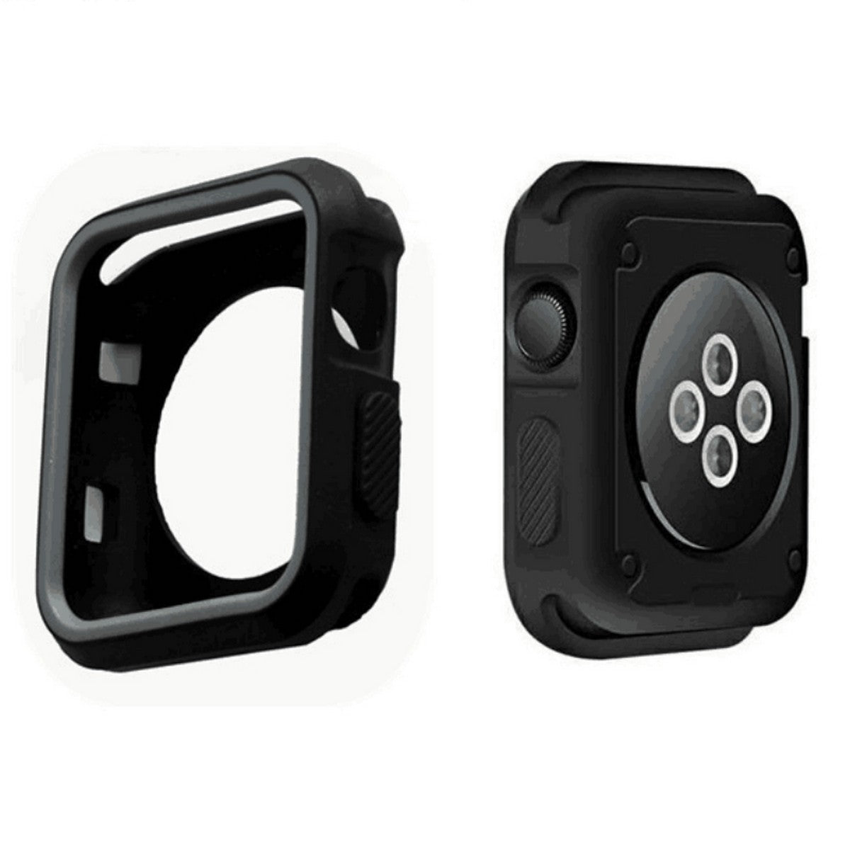 High Quality Super Soft Silicone Bumper Case Compatible forAPPLE Watch 44mm Series 4 5 – Close Up – Accessories | Hanaya P...