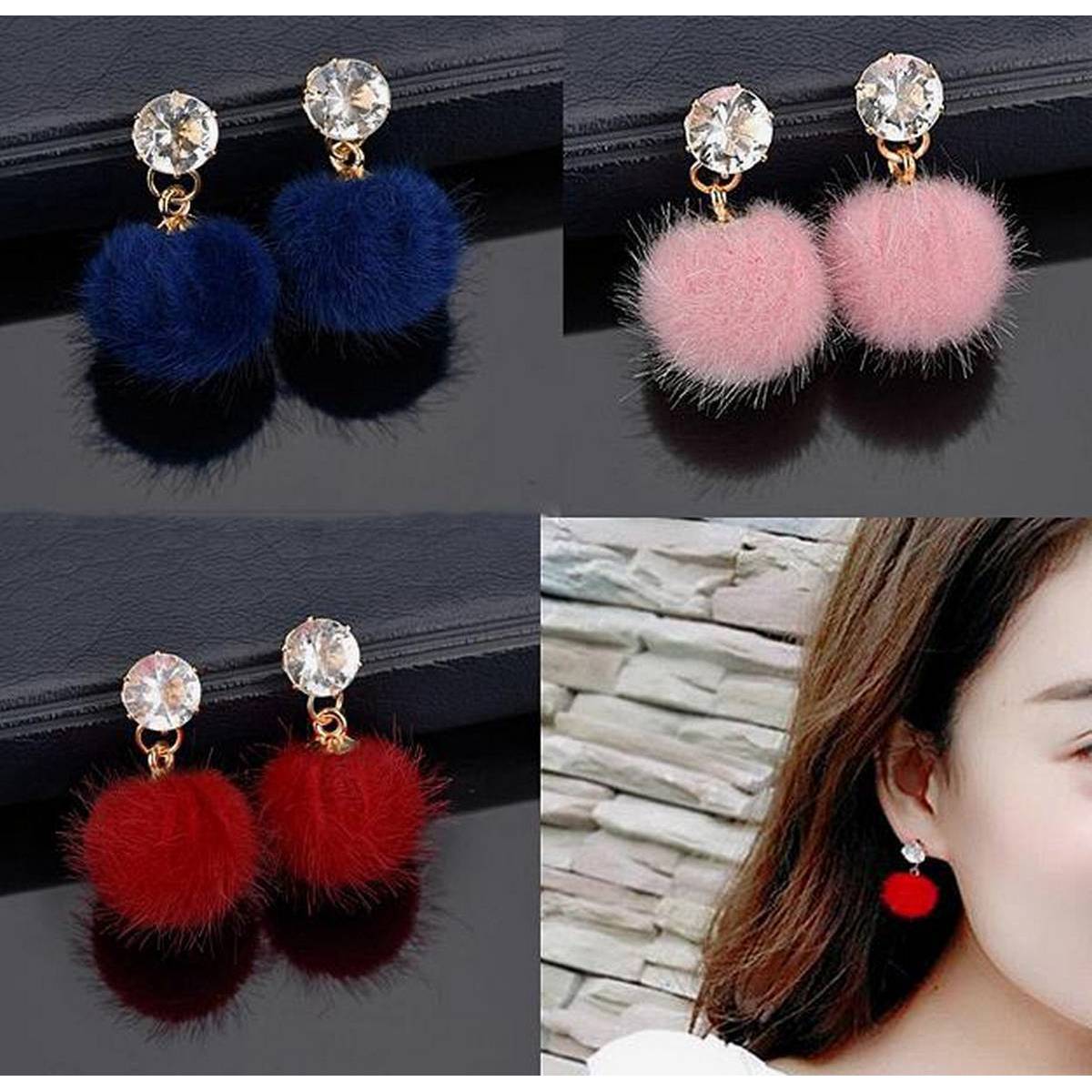 Unique Elegant Classy Round Trendy Fashionable Earrings – Close Up – Earrings | Hanaya Pakistan