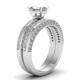 Trendy High Class 2 Pieces Gem CZ Ring For Women – Image 3 of 3
