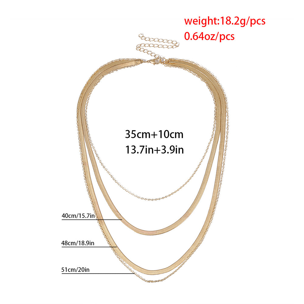 Trendy Classy Multi Layered Elegant Royal Necklace For Girls – Image 3 of 3