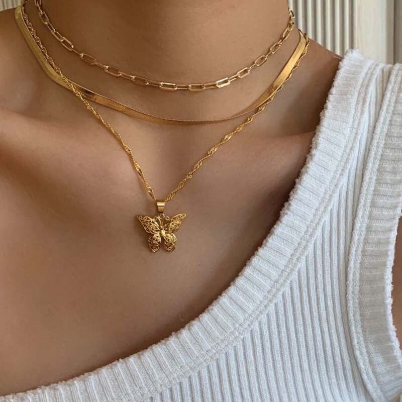Trendy Classy Multi Layered Necklace For Girls