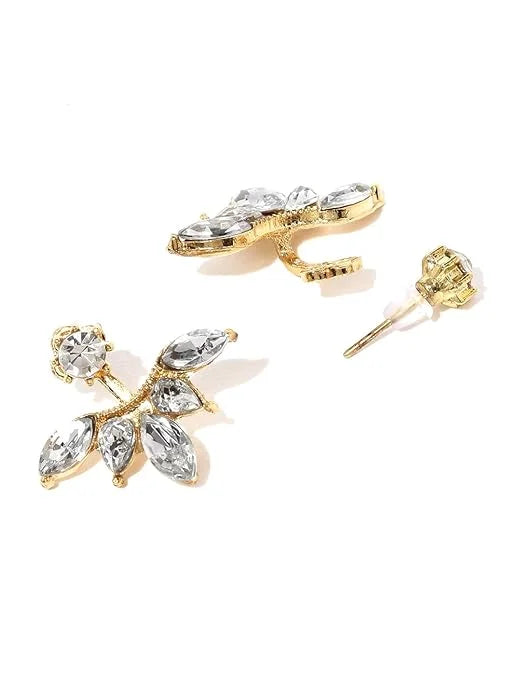 Front Back Earrings Stylish Hanging Drop & Huggie Designs – Image 3 of 6
