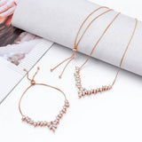 Fashionable Trendy Classy Party Necklace & Bracelet Wedding Jewelry Set For Women – Accessories Online in Pakistan | Hanaya