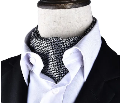 Cravat Tie for Men Wedding Bow Tie & Ascot Neckwear Elegant Jacquard Woven Fashion Accessory – Neck Cravat Ascot Online in...