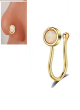 Non Piercing Elegant Adjustable Clip On Nose Pin with Cubic Zirconia Crystal – Nose Jewelry Online in Pakistan | Hanaya