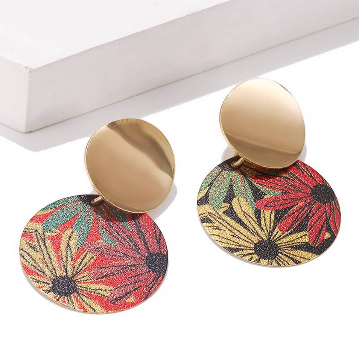 Classy Elegant Unique Fashionable Flowery Sha ped Drop Earring – Earrings Online in Pakistan | Hanaya