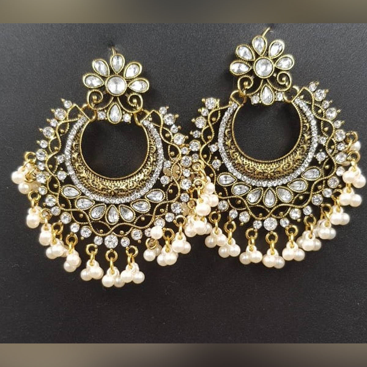 Trendy Big Jhumks Classy Elegant Royal Earring – Accessories Online in Pakistan | Hanaya