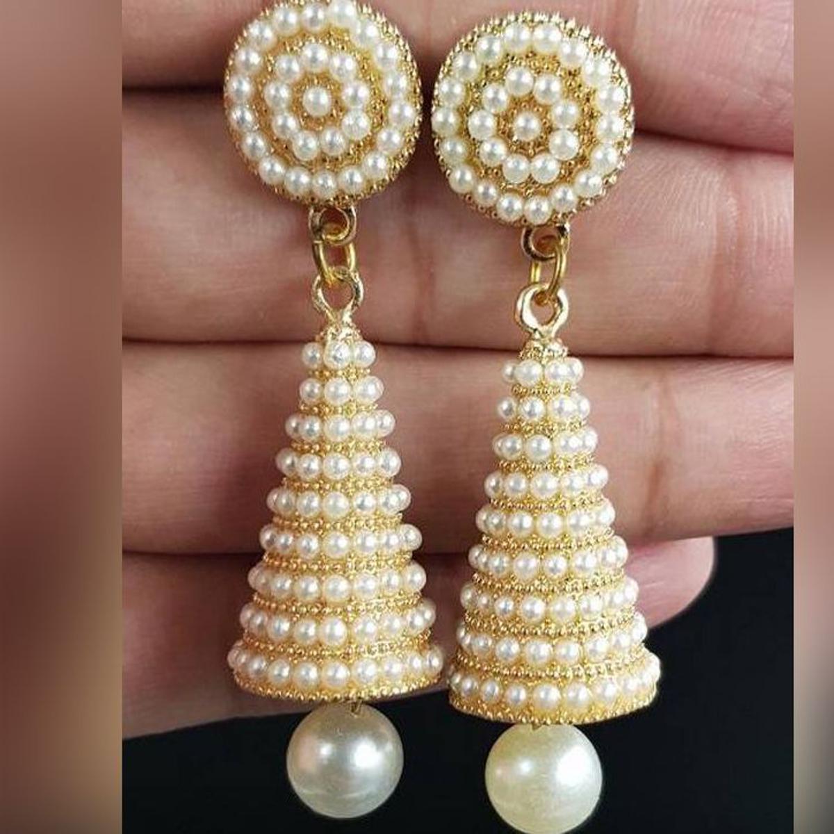 Trendy Tassel Fully Pearl Classy Earring – Earrings Online in Pakistan | Hanaya