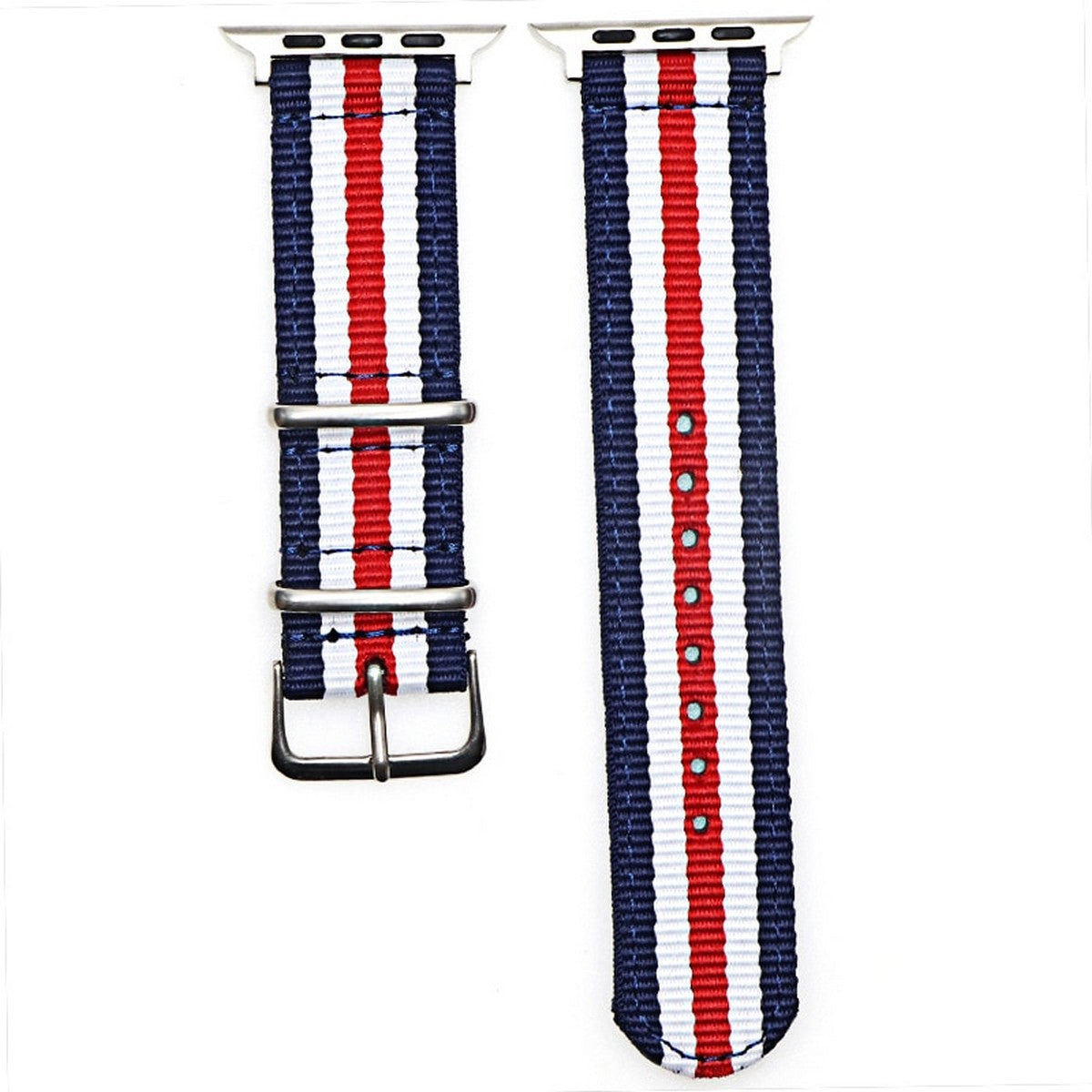 STRAP NATO Woven Nylon Band Compatible For APPLE Elegant 42/44mm Series 1/2/3/4/5/6 - STRAP only – Accessories Online in P...