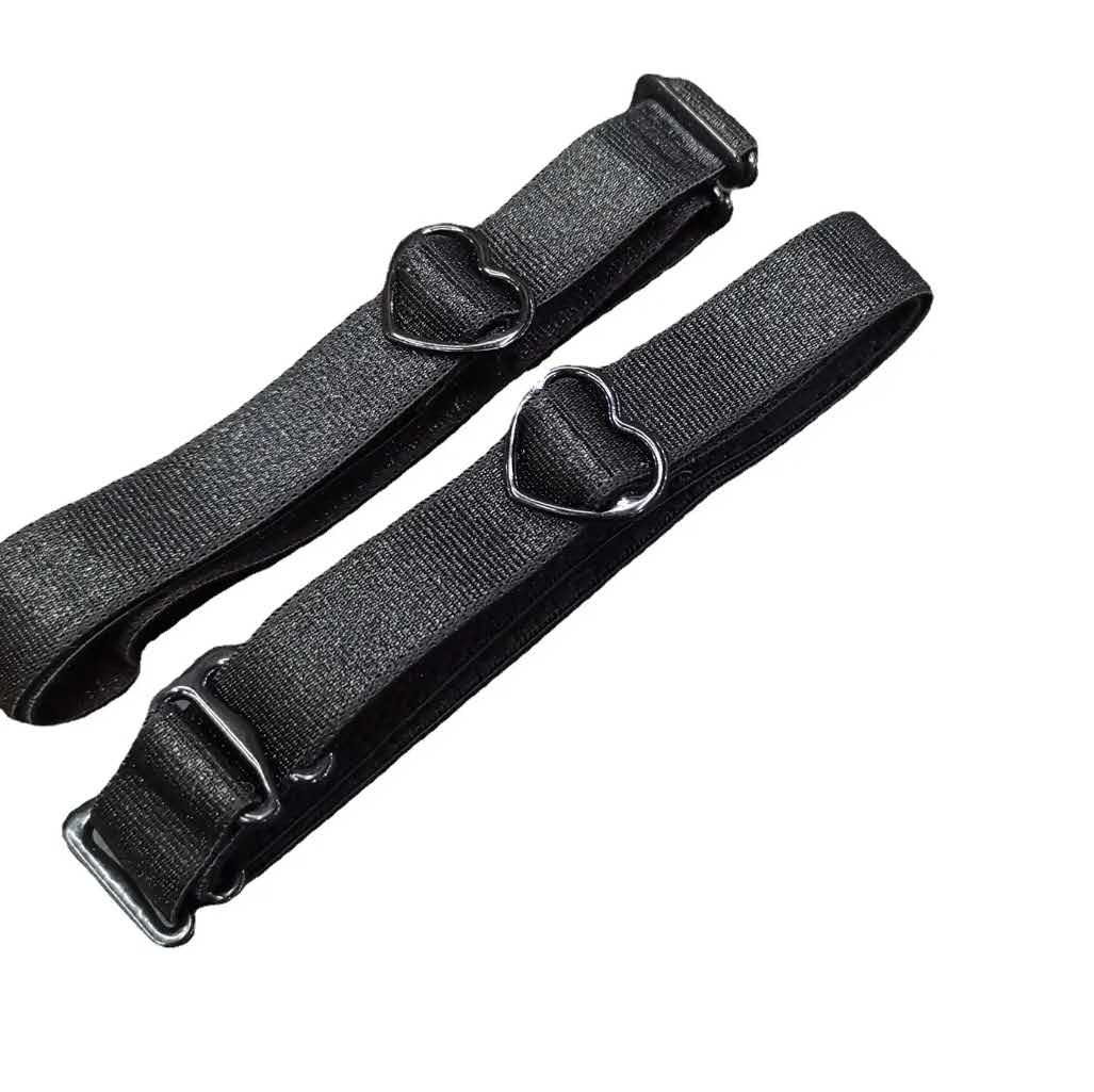 1 PAIR Adjustable lower Style Heart Bra Strap Bra Strap Bra Bracelet Women Bra Shoulder Strap Elastic Anti Slip Adjustab