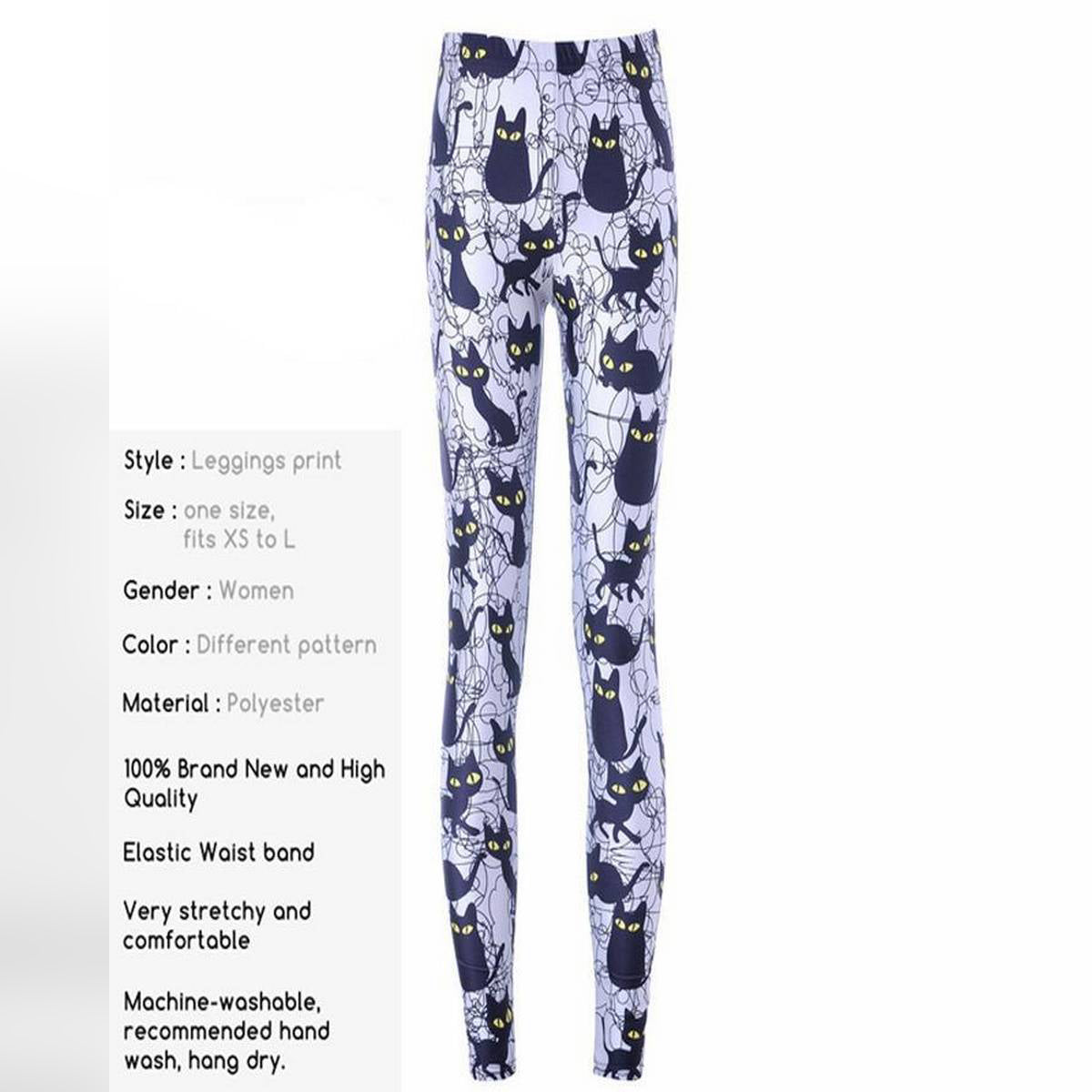 Trendy Yoga Pants Leggings Fashion Casual Tights Workout Wear Sleepwear Stretchy – View 4 – Accessories | Hanaya Pakistan