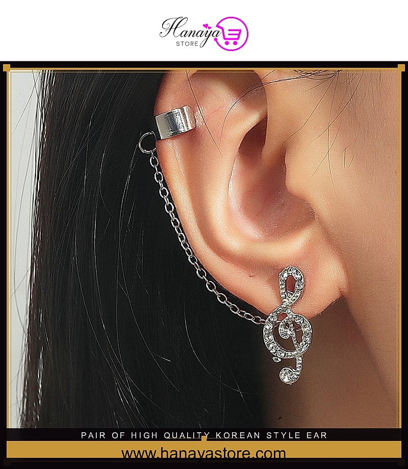 Pair of High Quality Korean Style Ear Cuff Style & Elegant Stylish Earring