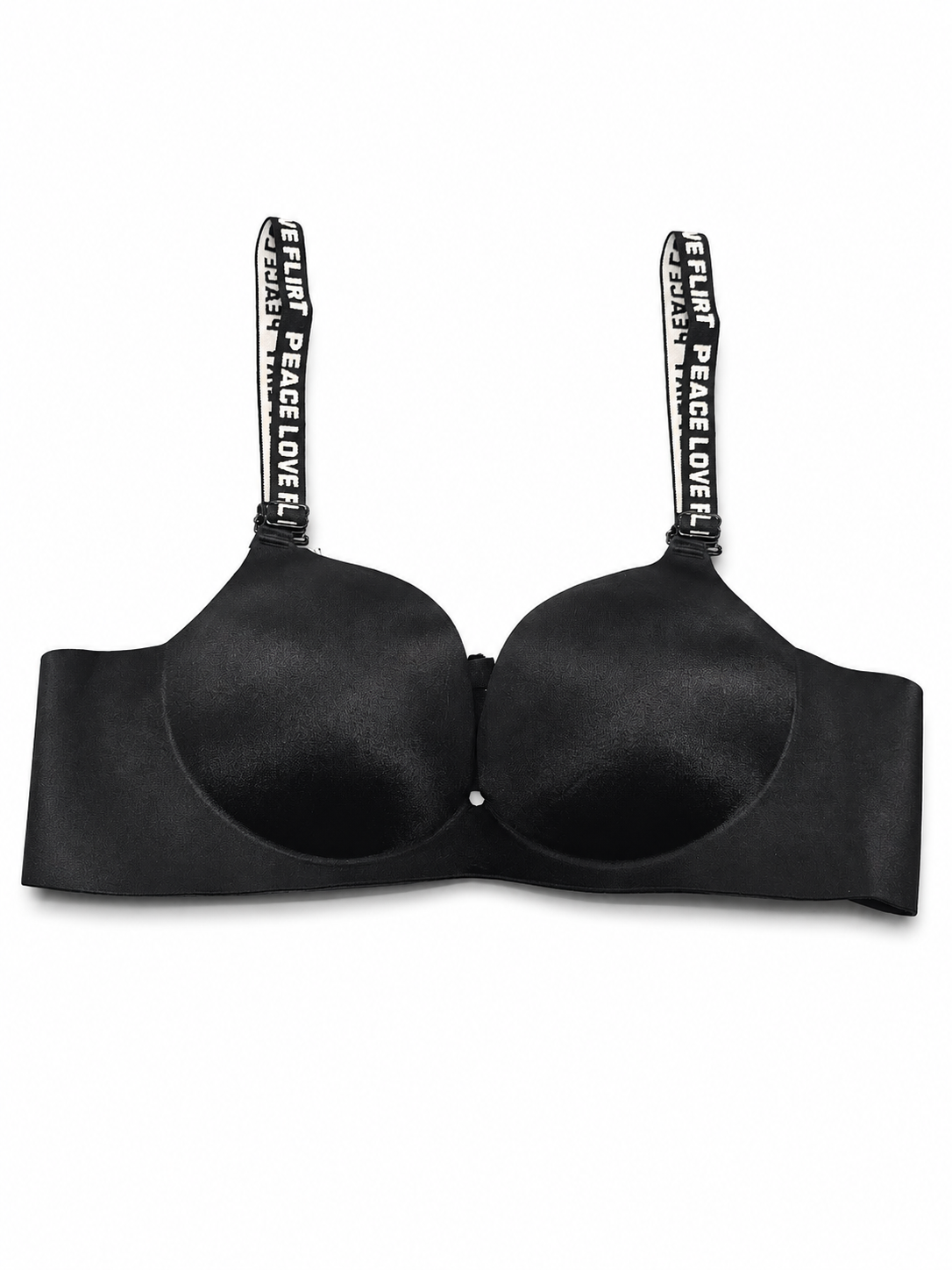 Padded Seamless Wireless Soft Bra Women's Bras Padded Seamless Wireless Crystal Strap Soft Palm Pad Design Four Rows Of 